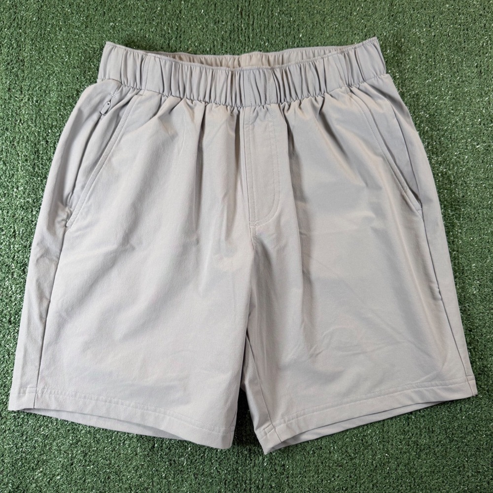 Rhoback Performance Shorts Mens S Gray Excellent Active Golf Drawstring Pockets